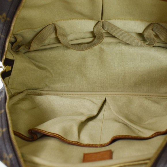 LOUIS VUITTON LV Logo Deauville Hand Bag Monogram Leather Brown - Picture 14 of 16